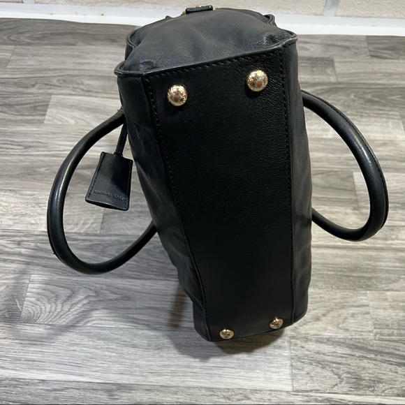 Michael Kors hamilton black leather satchel - Picture 6 of 15